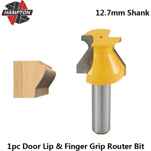 Wood Router Bits 1/2" Shank Door Lip & Finger Grip Router Bit Cleaning Bottom Router Bit For Woodworking Tools Tenon Cutter