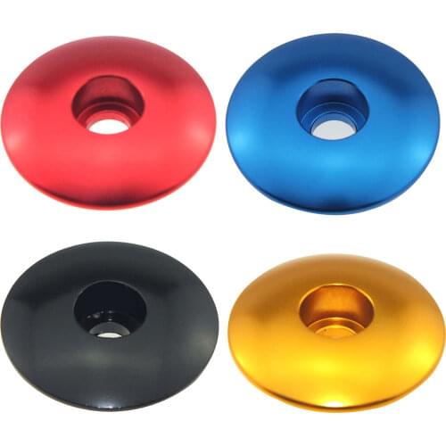 MTB Road Bike Bowl Cover Bicycle Stem Top Cap for 28.6mm Fork Tube Headset Caps Screws Cap Cycling Accessories