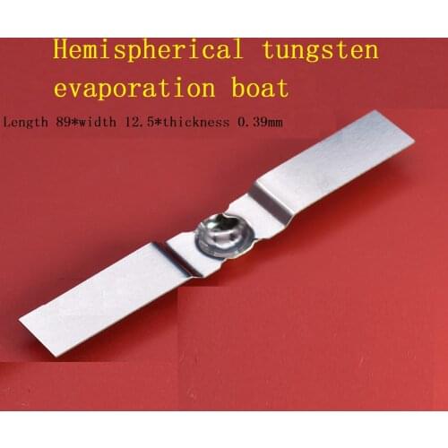 Tungsten Molybdenum Evaporation Boat Hemisphere Bottom Gold Silver Platinum Palladium Molybdenum Boat Molybdenum