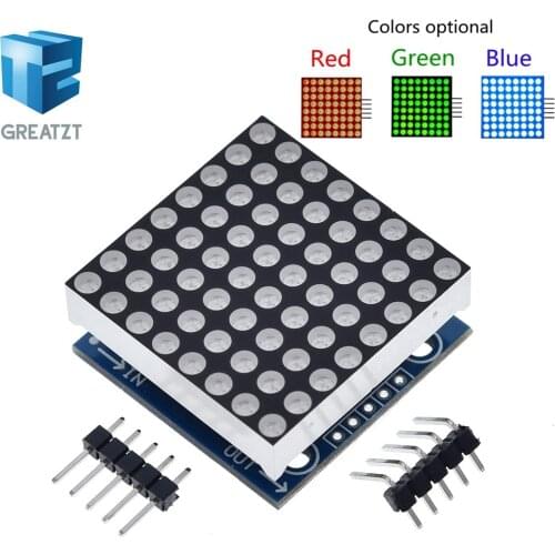 GREATZT MAX7219 dot matrix module microcontroller module display module finished goods for Arduino