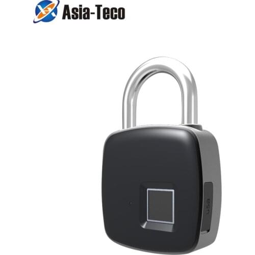 Mini Intelligent Fingerprint Electronic Padlock Backpack Luggage Door Cabinet Small Lock