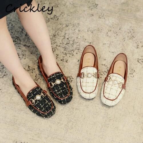 Fashion Pearl Buckle Kids Loafers Spring Autumn Princess Party Girls Dress Shoes Non Slip Breathable Soft Childrens Flats