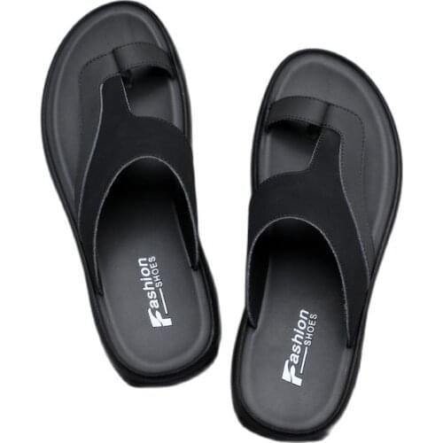 Mens Sandals 2021 Flip-flops Male Antiskid Summer New Popular Logo Outside Wear Cool Trawl Red Beach Slippers Casual Sandals