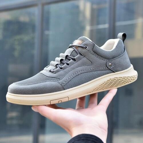 Men Shoes 2021 Fashion Loafers High Quality Breathable Autumn Lace Up Comfort Flats Oxfords Leather Casual Shoes Brand Sneakers