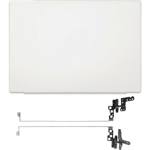New LCD Back Cover + Hinges L23878-001 White For HP Pavilion 15-CS 15-CW Series