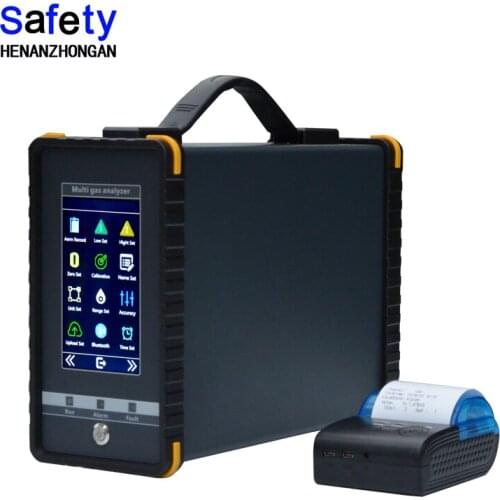 NOx CO2 CO O2 SO2 desiccant type multi-gas analyzer, cement kiln smoke gas detector