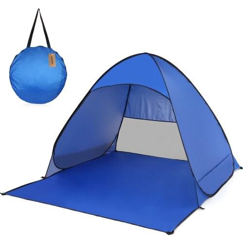 Camping Tent Automatic Instant Pop Up Beach Tent Lightweight Outdoor Travel UV Protection Fishing Tent Sun Shade Awning
