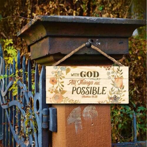 Personalised Rustic Wooden Plaque Rectangular Wooden Made Wall Door Hanging Sign Cafe Bar Garden Decoration Accessories