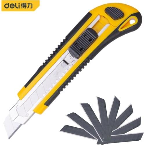 Professional Utility Knife Wallpaper Cutter Black Blade Retractable Knife High Quality Cutters Office Learning Nonslip Knife