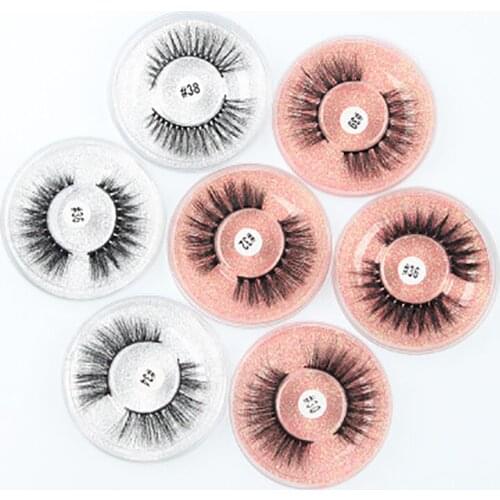 Eyelashes Wholesale 6D Mink Lashes Natural False Eyelashes Long Set 5 Pairs Faux Cils Lashes Bulk Lash Vendors