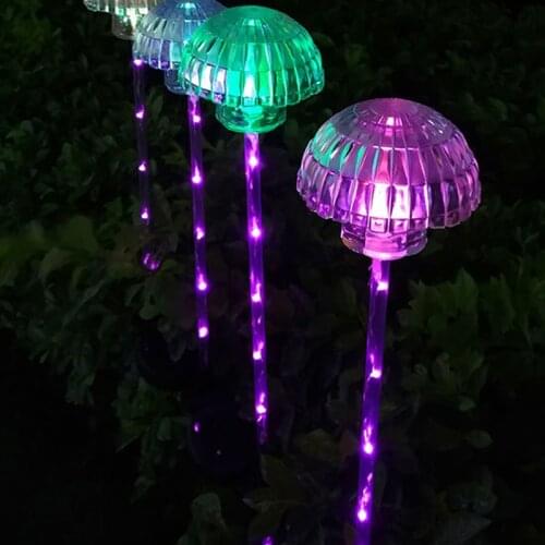 Solar Garden Light Outdoor Waterproof Community Garden Light Mushroom Ground Plug Light Solar For Country House Decorative Light