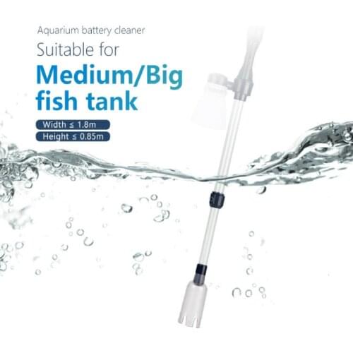 Glass Aquarium Electric Syphon Bottle Sand Washing Auto Fish Tank Vacuum Gravel Water Changer Filter Cleaner Washer