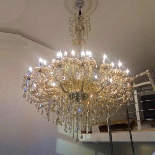 Timebus Chrome Chandeliers