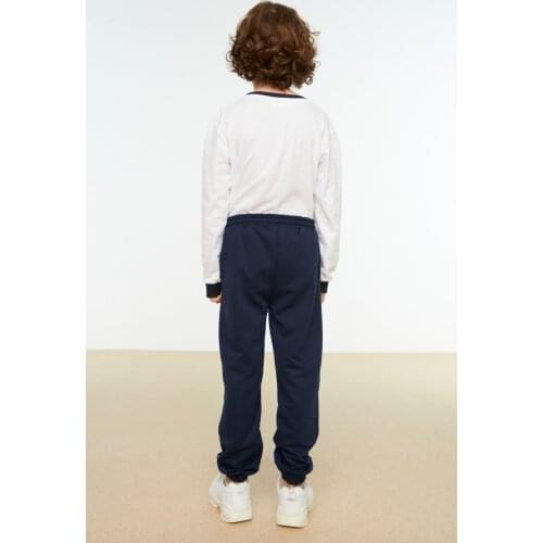 Trendyol With Color Block Male Child Knitted Slim Sweatpants TKDAW22EA0091
