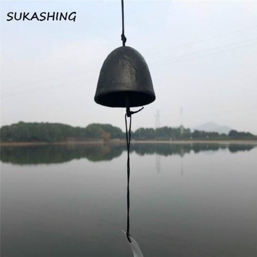 Japanese Furin Wind Chime Nambu Cast Iron Iwachu Bells Outdoor Temple Scenic Decoration