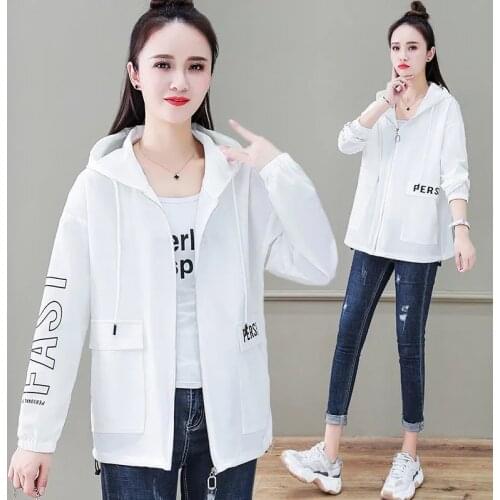 Women Coat 2021 Spring/Autumn Jacket Korean Casual Temperament Oversize Sweater Short Coat Women Trench Coat New Hooded Coat