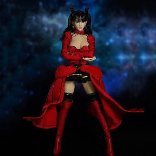 In Stock 1/6 SUPER DUCK SET054 Magical Girl Head & Suit Fit 12'' PH Female Figure Body