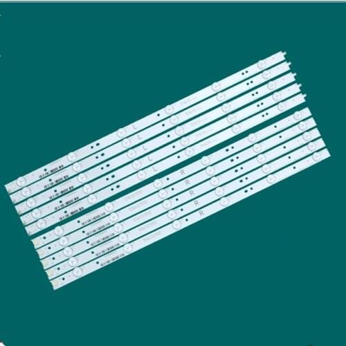 10pcs 49inch LED TV backlight strip LB-C490F14-E1-L LED49C1000N LED49C1080N 49D1000 49C1000 49C2000 LB49002 V1 LB49002 V0