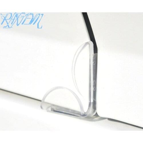 4pcs/set PVC Car Door Edge Guards Bottom Corner Anti-scratch Protector Strips For Chery Fulwin QQ Tiggo 3 5 T11 A1 A3 A5 Amulet