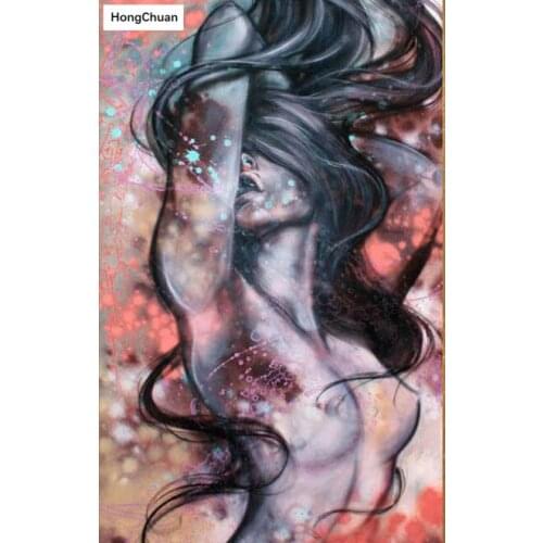 5D diamond painting sexy woman full square/round diamond embroidery handmade rhinestone DIY mosaic home decoration fast delivery