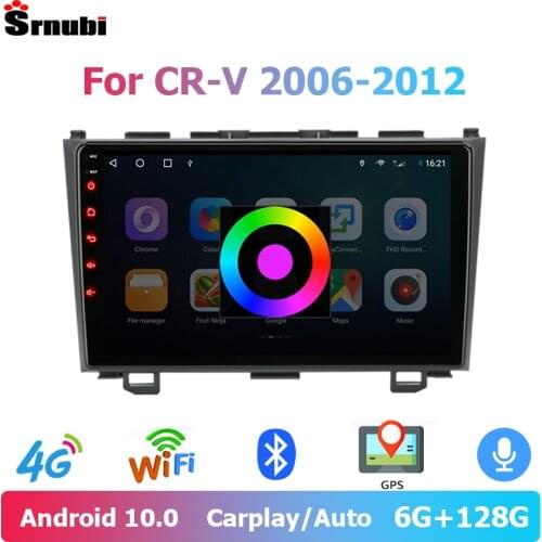 Srnubi Car Radio for Honda CRV CR - V 3 RE 2006 - 2012 Car Radio Multimedia Video Player 2 Din Navigation GPS Android 10 4G DVD