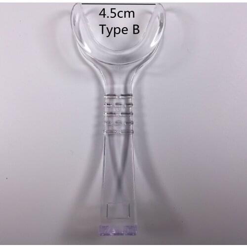 Type B 134℃ Autoclave Dental Cheek Retractor Teeth Whitening Opener Y-Shape Clear 4Type