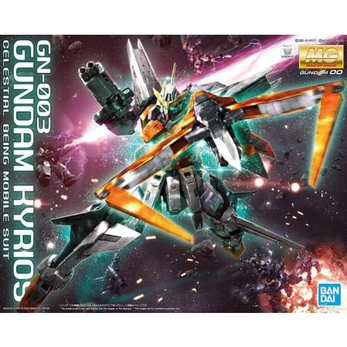 Bandai MG 214 1/100 GN-003 Kyrios Lord Angel Transformable Gundam Assemble Action Figure Brinquedos Model