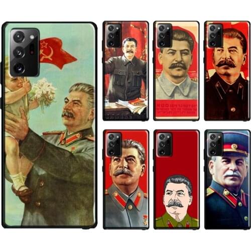 Soviet Union Leader Stalin Phone Case For Samsung Galaxy S20 FE Note 20 S21 Ultra S8 S9 S10 Note 10 Plus S10e Coque