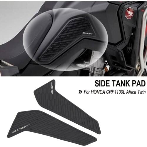 For Honda CRF1100L CRF 1000 L Africa Twin 2020 NEW Motorcycle Non-Slip Side Fuel Tank Stickers Waterproof Pad Rubber Sticker
