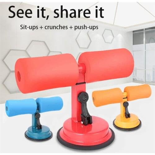 Sit Up Bar Floor Assistant Exercise Stand Padded Ankle Support Sit-up Trainer Workout Equipment for Home Gym Fitness Travel Gear