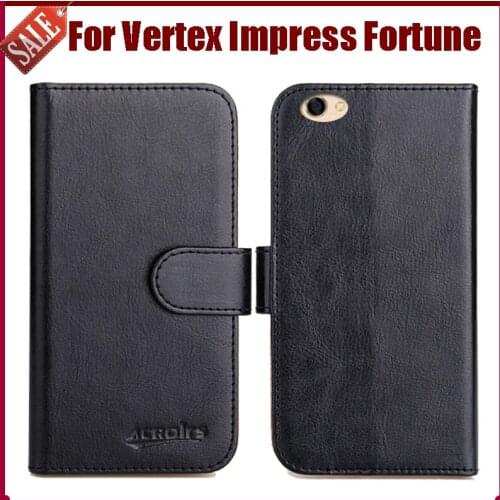 Hot Sale! Vertex Impress Fortune Case New Arrival 6 Colors High Quality Flip Leather Protective Cover Case Phone Bag