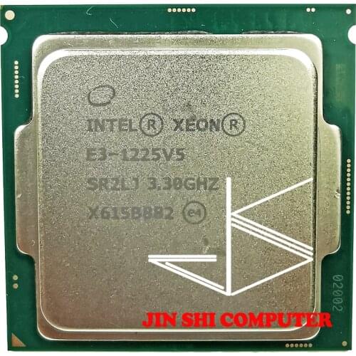 INTEL E3-1225V5 3.30GHZ Quad-Core 8M Cache E3-1225 V5 HD Graphics P530 DDR4-2133, DDR3L-1600 FCLGA1151 TPD 80W