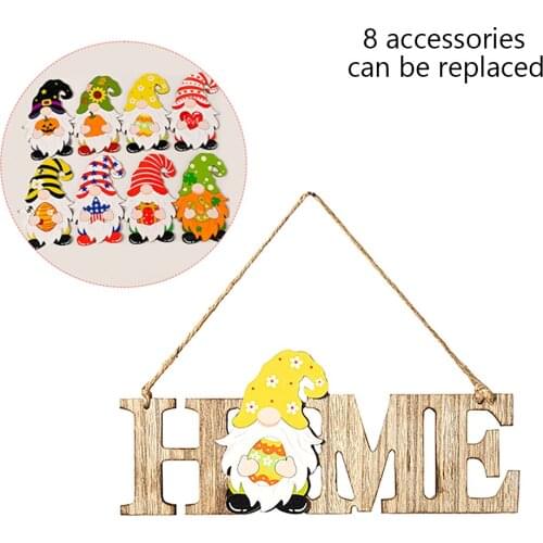 Magnet Doll 3D Welcome House Holiday DIY Listing Home Small Pendant Doorplate Ornaments
