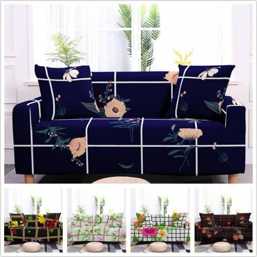 Furniture Sofa Bed Armchair Cover Sofa Plaid Sofa Cover for Home Modern Living Room Cushion Cover Corner Elastic Couch Cover
