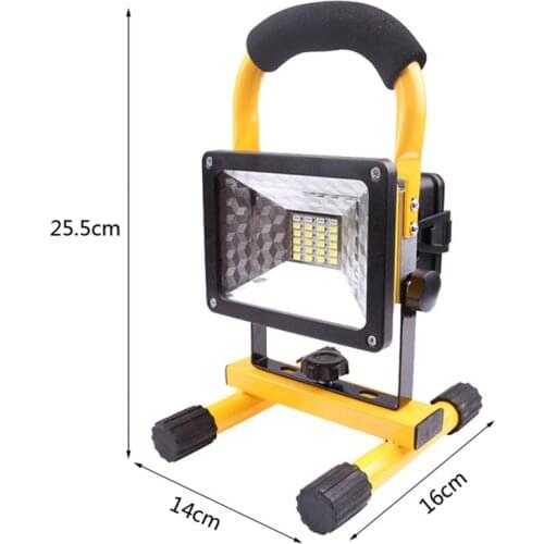 Rechargeable Portable LED Floodlight 30W Security Outdoor Work Light Lamp JA55