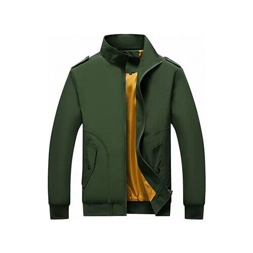 Mens Bomber Jackets Autumn Casual Solid Color Coats Mens Army Sportswear Windbreaker Baseball Slim Jackets Clothing