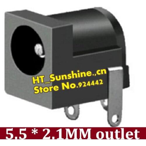 Brand new High Quality 5.5 * 2.1MM DC-005 DC power outlet socket DC power outlet free shipping1000pcs