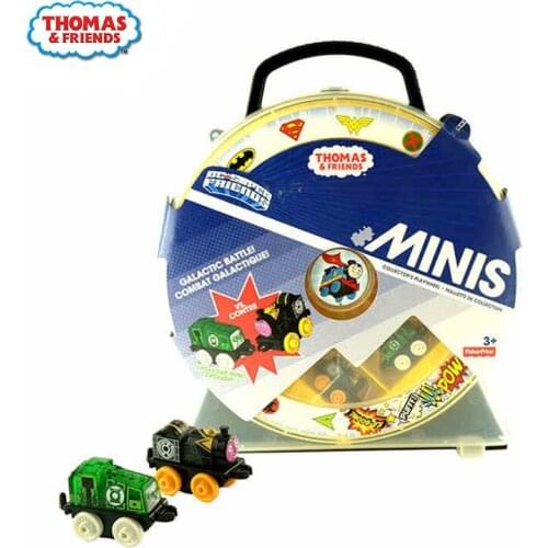 Original Thomas and Friends storage Hold 14 Train box model car Train Toys Educational Truck Toys Best Boy Juguetes Gift