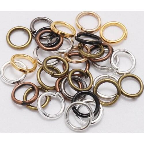 St.kunkka 200pcs/bag 4 5 6 8 10 mm OPen Jump Rings Gold/Bronze Split Rings Connectors For Diy Jewelry Finding Making Bulk