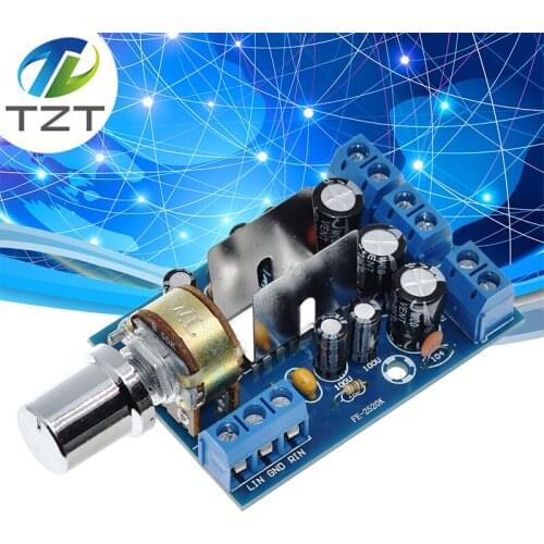 TEA2025B Mini Audio Amplifier Board Dual Stereo 2.0 Channel Amplifier Board For PC Speaker 3W+3W 5V 9V 12V CAR DIY KIT