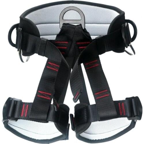 Professional Outdoor Anti Fall Rescue Climbing Cave Outdoor Spider-work Half-length seat belt Safety belt Half-protection