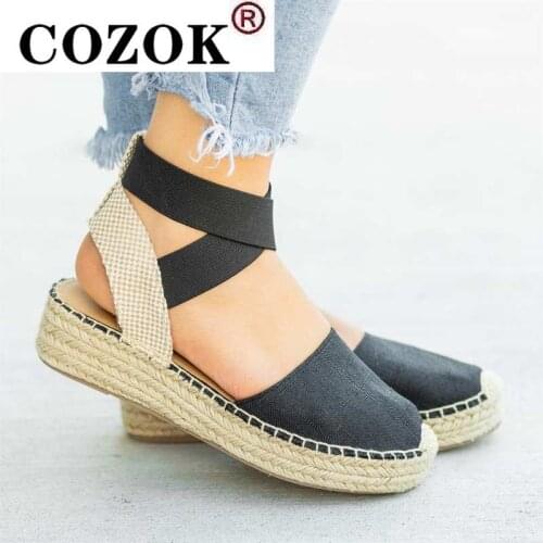Womens Comfortable Sandals Casual Strappy Thick-bottom Footwear Close Toe Sandals Platform Closed Toe Beach Sandalias Mujer