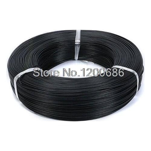 UL 1007 18AWG BLACK 10 metres/lot super flexible 18AWG PVC insulated Wire Electric cable, LED cable