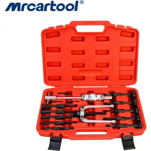 16 Pcs Car Bearing Extractor Bearing Puller Converter Inner Blind Hole Bearing Removal Set Auto Repair Tool