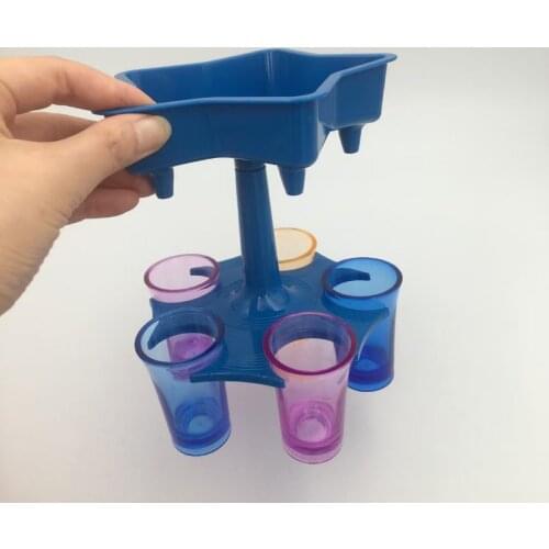 6 camping Dispenser Holder Carrier Caddy Liquor Dispenser Party Beverage Drinking Games Bar Cocktail Wine Quick Filling Tool