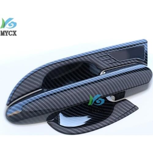 For Toyota RAV4 RAV 4 2019 2020 Accessories car Styling Chrome Trim Door Handle Covers Stickers Case Moulding Frame 8PCS/set