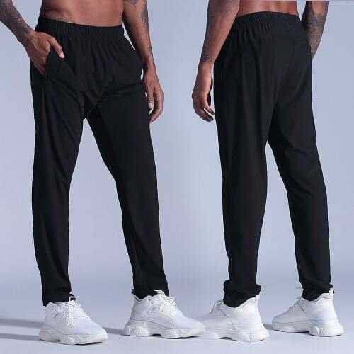 New Golf Trousers Quick Drying Ultra Thin Polyester Elastic Slim Pants Youth Men City Walking Soft Leisure Sports Wear Big Size