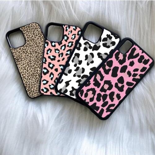 Leopard print Phone Cases for iPhone 12 11 pro max Xs X Xr 7 8 6 6s plus se 2020 for samsung s21 s30 note 20