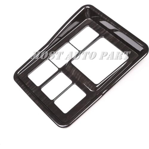 Wood Grain Style Rearview Mirror Button Cover For Toyota Prado FJ150 2010-2017 Car accesories interior Car decoration