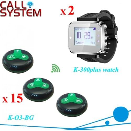 Digital alarm pager system for catering equipment 2 waiter watch receiver 15 table buzzer